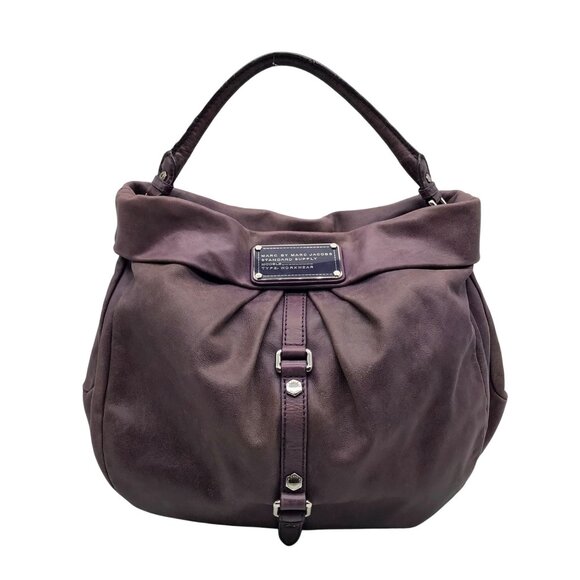 Marc Jacobs Purple Leather Standard Supply Workwear Hobo Bag - Picture 1 of 12